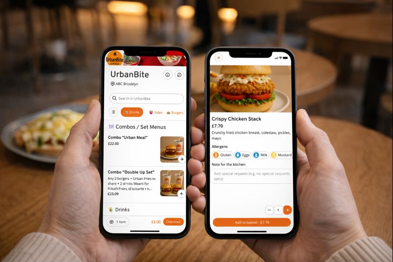 Digital Menu screenshot